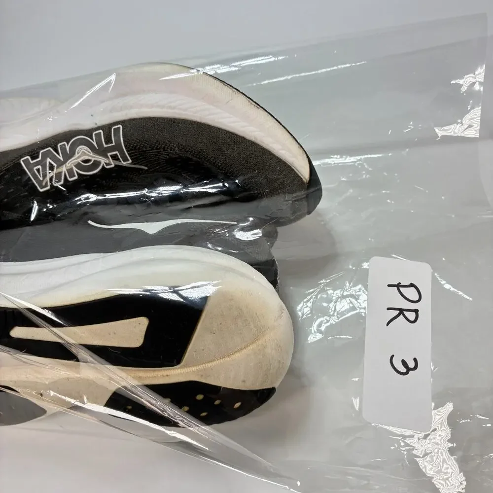 HOKA One One Mach 6 Black White Road Running Shoes 1147810 BWHT Womens Size 8.5B